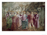 Tribute Money Giclée-tryk af Masaccio Tribute Money Giclée-tryk af Masaccio
