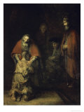 Return of the Prodigal Son, c.1668-69 Gicléedruk van Rembrandt van Rijn