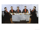 Feast of Five Princes, c.1906 Giclee Print by Niko Pirosmanashvili