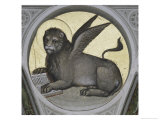 Saint Mark as a Lion Giclée-tryk af Giusto De' Menabuoi