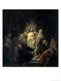 Disbelief of Apostle Thomas Giclee Print by Rembrandt van Rijn 