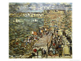 Ramparts, St. Malo Giclee Print by Maurice Brazil Prendergast