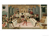Detail Story of Alatiel Giclee Print by Master Of Jarves Cassoni 