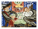 In a Cafe, c.1910 Giclee-vedos tekijänä Olga Vladimirovna Rozanova In a Cafe, c.1910 Giclee-vedos tekijänä Olga Vladimirovna Rozanova