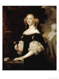 Portrait of a Woman Giclee Print by Abraham van den Tempel