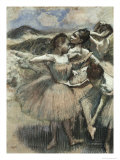 The Dancers Giclee Print by Edgar Degas