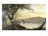 Sunset on the Lake Giclee Print by H.W. Robbins