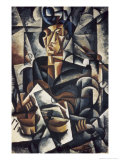 Lady with the Guitar Giclée-Druck von Liubov Sergeevna Popova