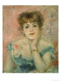 Portrait of Actress Jeanne Samary Giclee Print by Pierre-Auguste Renoir
