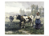 The Milkmaid Giclee Print by Julien Dupre