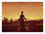 Morning Light Giclee Print by Caspar David Friedrich