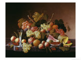 Tabletop Still Life Giclee Print by Severin Roesen