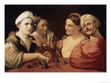 The Magicians reproduction procédé giclée par Dosso Dossi