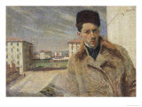 Self Portrait, c.1908 reproduction procédé giclée par Umberto Boccioni
