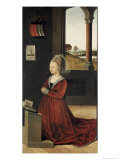 Portrait of a Female Donor reproduction procédé giclée par Petrus Christus