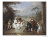 Country Festival Reproduction procédé giclée par Jean-Baptiste Pater