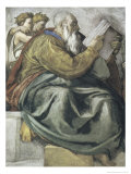 The Prophet Zachariah Giclee Print by Michelangelo Buonarroti 