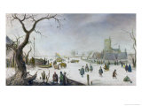Winter Pleasure reproduction procédé giclée par Hendrik Avercamp