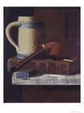 Mug, Pipe and Book Giclée-Druck von John Frederick Peto