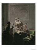 The Musicians reproduction procédé giclée par Jacob Ochtervelt