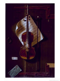 The Old Violin Giclee Print by William Michael Harnett