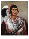 Osceola reproduction procédé giclée par George Catlin