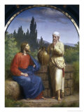 Christ and the Woman of Samaria Giclee Print by Anton Laurids Johannes Dorph
