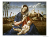 Madonna of the Meadow Giclée-Druck von Giovanni Bellini