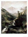 Mountain of the Holy Cross reproduction procédé giclée par Edward Moran