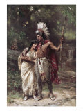 Hiawatha's Wedding Journey Reproduction procédé giclée par Jean Leon Gerome Ferris