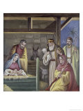 Adoration of the Shepherds Giclee-trykk av Vittorio Bianchini Adoration of the Shepherds Giclee-trykk av Vittorio Bianchini