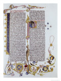 Gutenberg Bible Lámina giclée por Johann Gutenberg Gutenberg Bible Lámina giclée por Johann Gutenberg