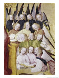 Detail of Life of the Virgin Choir of Angels reproduction procédé giclée par Master Of The Life Of Virgin Mary 
