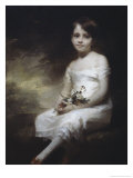 Niña con flores Lámina giclée por H. Macbeth Raeburn Niña con flores Lámina giclée por H. Macbeth Raeburn