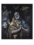 Penitent Peter reproduction procédé giclée par El Greco 