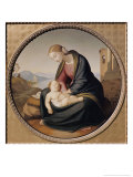 La Sainte Vierge et l'Enfant reproduction procédé giclée par Johann Friedrich Maximilian Von Waldeck