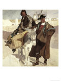 Typical Men of La Mancha reproduction procédé giclée par Joaquín Sorolla y Bastida