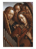 Singing Angels, Ghent Altarpiece reproduction procédé giclée par Jan van Eyck 