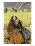 The Blind Girl reproduction procédé giclée par John Everett Millais