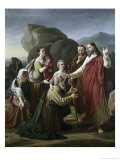 Christ Healing the Blind Giclee Print by Martinus Rorbye