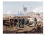 Sharpshooting, Petersburg, Virginia Reproduction procédé giclée par Alfred Rudolf Waud