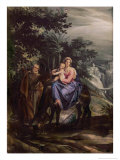 The Flight Into Egypt Giclee Print by Giuseppe Cesari Arpino