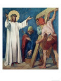 Jesus Carries His Cross 2nd Station of the Cross Giclee Print by Martin Feuerstein