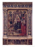 Madonna and Child with St. Jerome and St. Sebastian Giclee Print by Carlo Crivelli