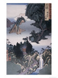 Mikawa Province, Horaiji Temple reproduction procédé giclée par Ando Hiroshige