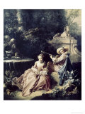 The Music Lesson Giclee Print by Francois Boucher The Music Lesson Giclee Print by Francois Boucher