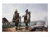 Gauchosbrazil Lámina giclée por Jean Baptiste Debret