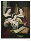 Three Female Musicians Giclee Print