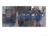 Danseurs reproduction procédé giclée par Edgar Degas