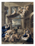 The Adoration of the Shepherds Reproduction procédé giclée par Nicolas Poussin